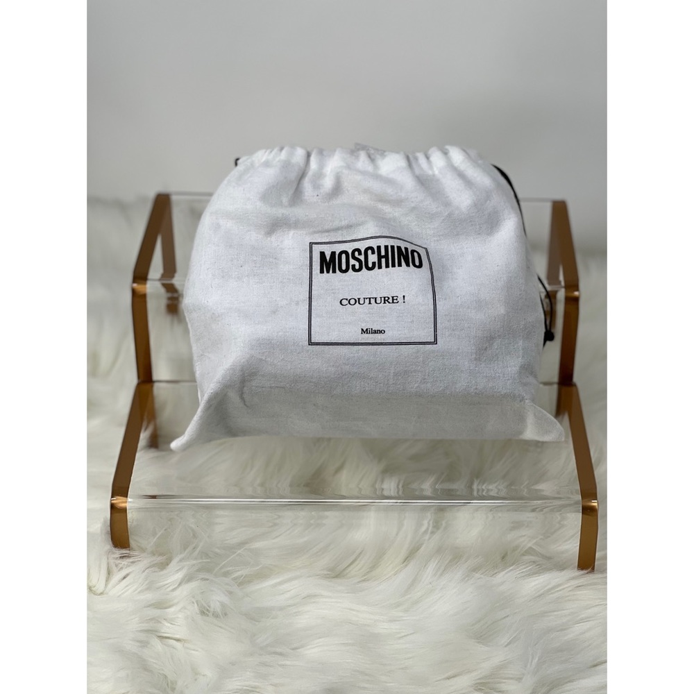 Moschino leather trimmed printed this is not a Moschino Toy shoulder bag black - Picture 12 of 14